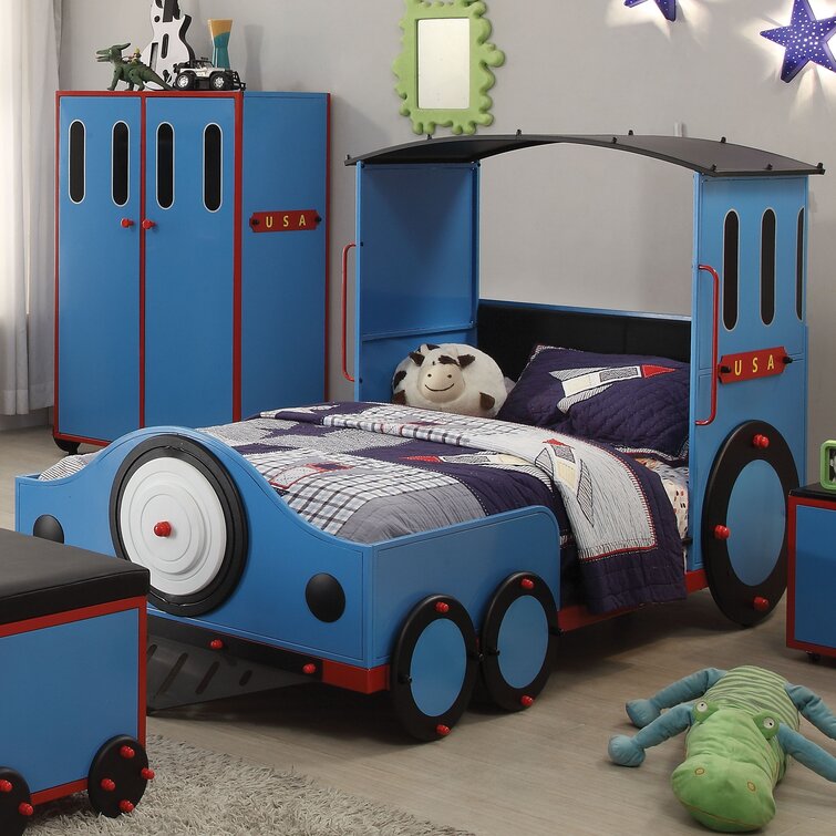 Kids train outlet bedding